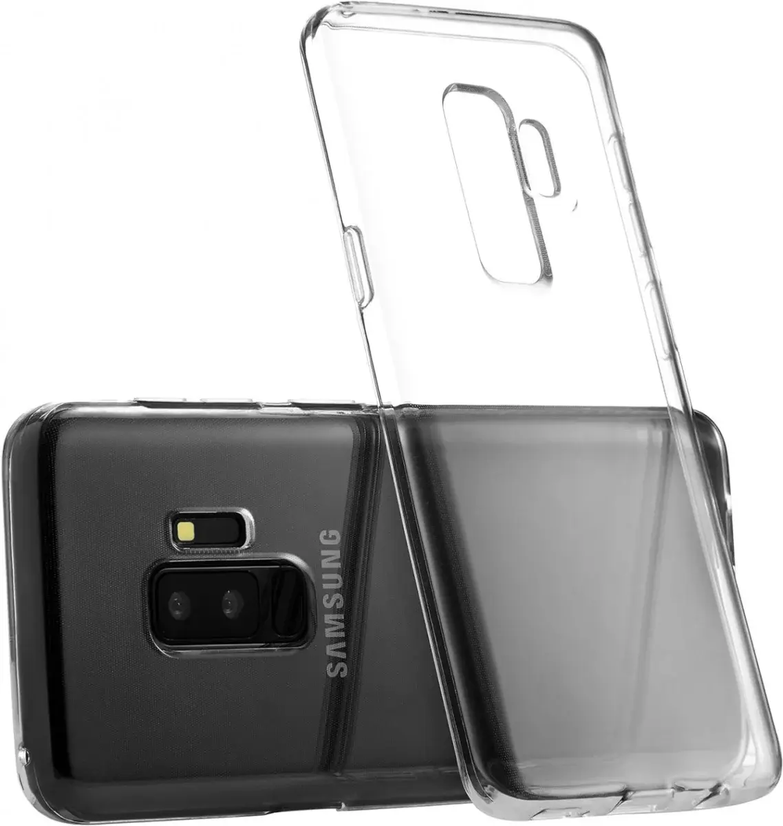 Samsung Galaxy S9 Plus Hoesje Dun TPU Back Cover Transparant afbeelding 4