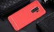 Samsung Galaxy S9 Plus Geborsteld TPU Hoesje Rood afbeelding 2