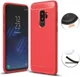 Samsung Galaxy S9 Plus Geborsteld TPU Hoesje Rood afbeelding 4
