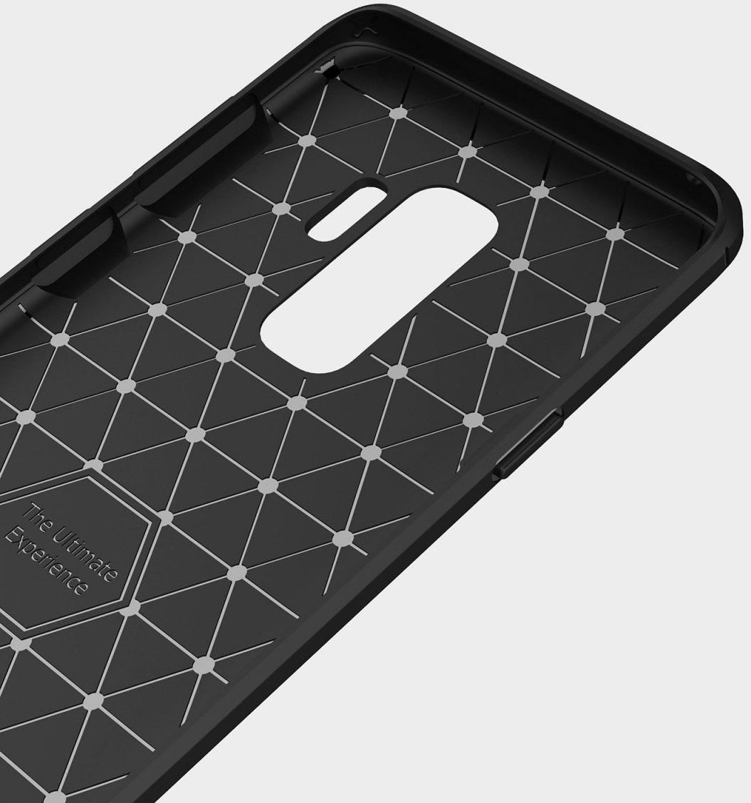 Samsung Galaxy S9 Plus Geborsteld TPU Hoesje Rood afbeelding 9