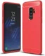 Samsung Galaxy S9 Plus Geborsteld TPU Hoesje Rood afbeelding 1