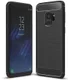 Samsung Galaxy S9 Geborsteld TPU Hoesje Zwart afbeelding 2