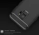 Samsung Galaxy S9 Geborsteld TPU Hoesje Zwart afbeelding 5