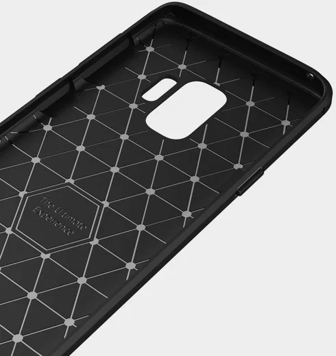 Samsung Galaxy S9 Geborsteld TPU Hoesje Zwart afbeelding 8