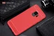Samsung Galaxy S9 Geborsteld TPU Hoesje Rood afbeelding 2