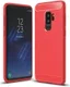 Samsung Galaxy S9 Geborsteld TPU Hoesje Rood afbeelding 1