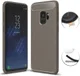 Samsung Galaxy S9 Geborsteld TPU Hoesje Grijs afbeelding 5
