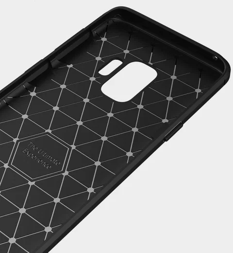 Samsung Galaxy S9 Geborsteld TPU Hoesje Grijs afbeelding 7
