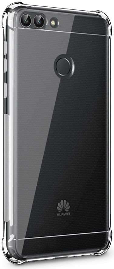Huawei P Smart Schokbestendig TPU Hoesje Transparant afbeelding 6