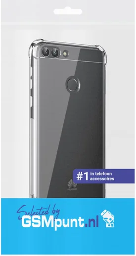 Huawei P Smart Schokbestendig TPU Hoesje Transparant afbeelding 4