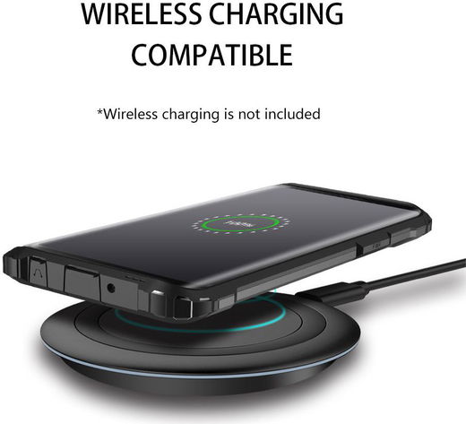 Samsung Galaxy S9 Hoesje Shock Proof Hybride Backcover Zwart afbeelding 7