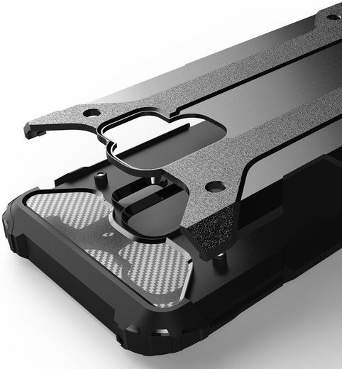 Samsung Galaxy S9 Hoesje Shock Proof Hybride Backcover Zwart afbeelding 4