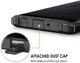 Samsung Galaxy S9 Plus Hoesje Shock Proof Hybride Back Cover Zwart afbeelding 5