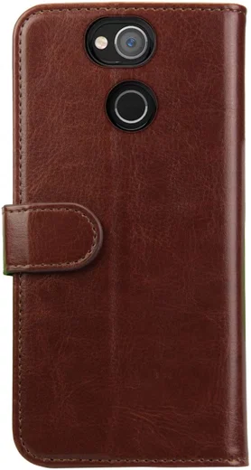 Rosso Element Sony Xperia XA2 Hoesje Book Cover Bruin afbeelding 4