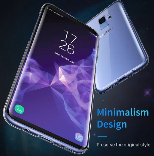 Samsung Galaxy S9 Sterk Transparant Hoesje afbeelding 4
