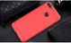 Huawei P Smart Geborsteld TPU Hoesje Rood afbeelding 2