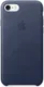 Originele Apple iPhone 8 / 7 Leather Case Midnight Blue afbeelding 1