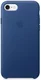 Originele Apple iPhone 8 / 7 Leather Case Sapphire Blue afbeelding 1