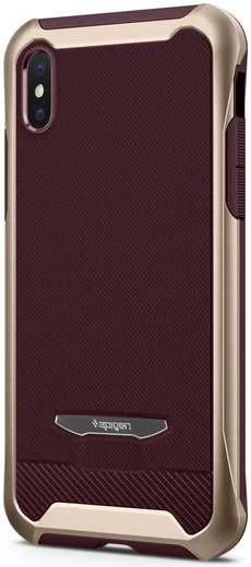 Spigen Reventon Hoesje Apple iPhone X Metallic Gold afbeelding 7