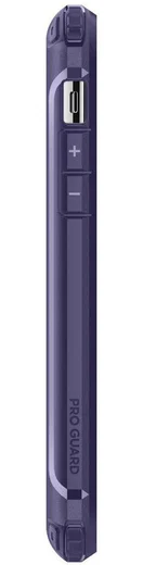 Spigen Pro Guard Hoesje Apple iPhone X Deep Purple afbeelding 4