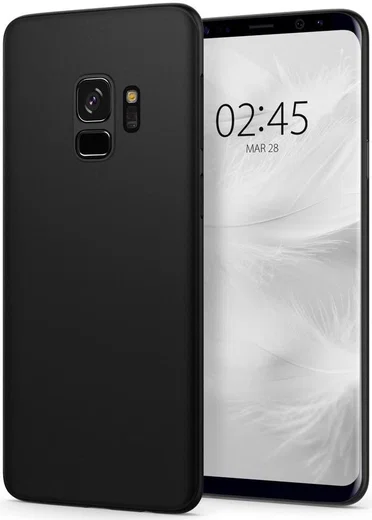 Spigen AirSkin Hoesje Samsung Galaxy S9 Zwart afbeelding 1