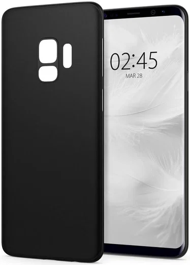 Spigen AirSkin Hoesje Samsung Galaxy S9 Zwart afbeelding 2