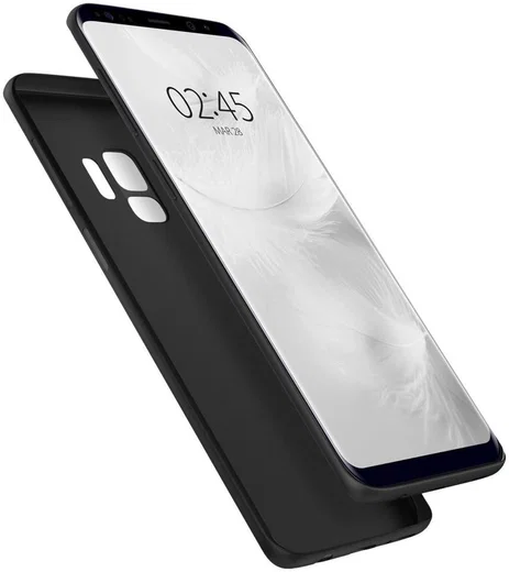 Spigen AirSkin Hoesje Samsung Galaxy S9 Zwart afbeelding 4