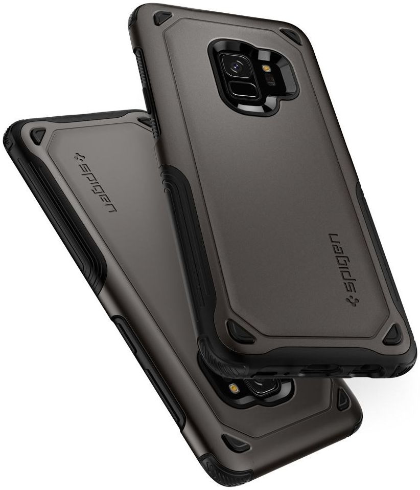 Spigen Hybrid Armor Hoesje Samsung Galaxy S9 Gunmetal afbeelding 2