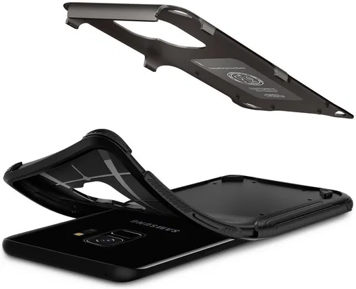 Spigen Hybrid Armor Hoesje Samsung Galaxy S9 Gunmetal afbeelding 4