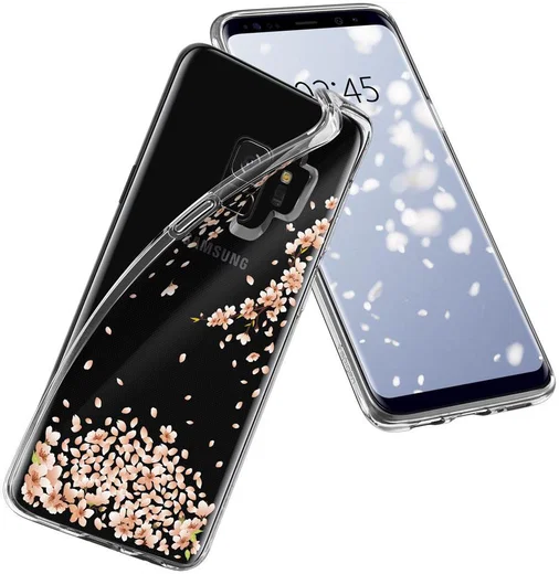 Spigen Liquid Crystal Samsung Galaxy S9 Hoesje Blossom Crystal Clear afbeelding 11