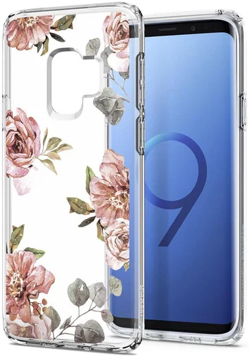 Spigen Liquid Crystal Blossom Hoesje Samsung Galaxy S9 Flower afbeelding 2