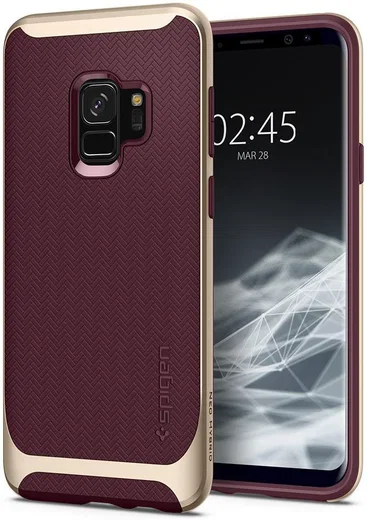 Spigen Neo Hybrid Hoesje Samsung Galaxy S9 Burgundy afbeelding 1