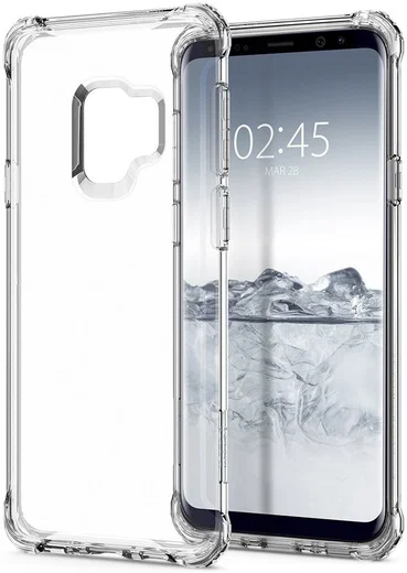 Spigen Rugged Crystal Hoesje Samsung Galaxy S9 Transparant afbeelding 2