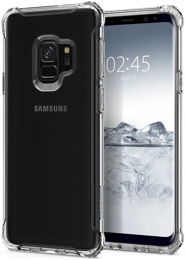 Spigen Rugged Crystal Hoesje Samsung Galaxy S9 Transparant afbeelding 11