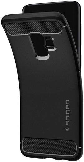 Spigen Rugged Armor Hoesje Samsung Galaxy S9 Matte Black afbeelding 2
