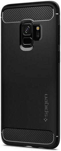 Spigen Rugged Armor Hoesje Samsung Galaxy S9 Matte Black afbeelding 4