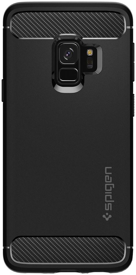 Spigen Rugged Armor Hoesje Samsung Galaxy S9 Matte Black afbeelding 5