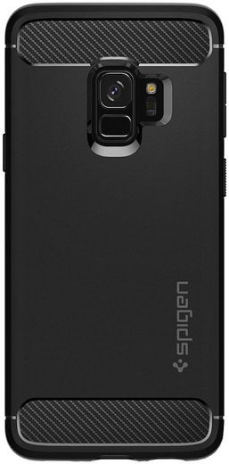 Spigen Rugged Armor Hoesje Samsung Galaxy S9 Matte Black afbeelding 5