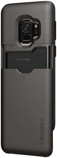 Spigen Slim Armor Hoesje met Kaarthouder Samsung Galaxy S9 Gunmetal afbeelding 6