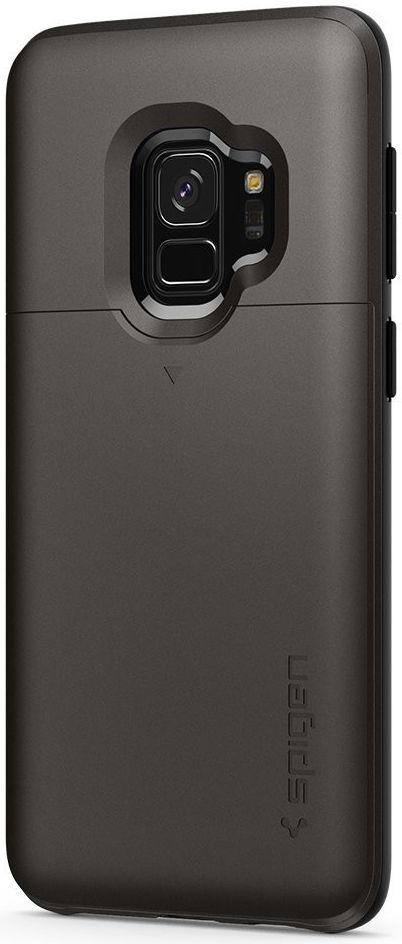 Spigen Slim Armor Hoesje met Kaarthouder Samsung Galaxy S9 Gunmetal afbeelding 7