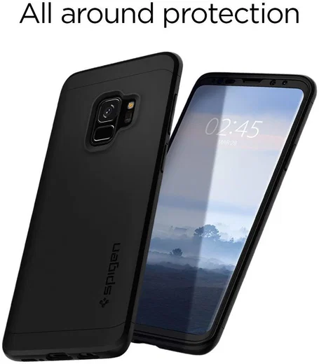 Spigen Thin Fit 360 Hoesje Samsung Galaxy S9 Black afbeelding 4