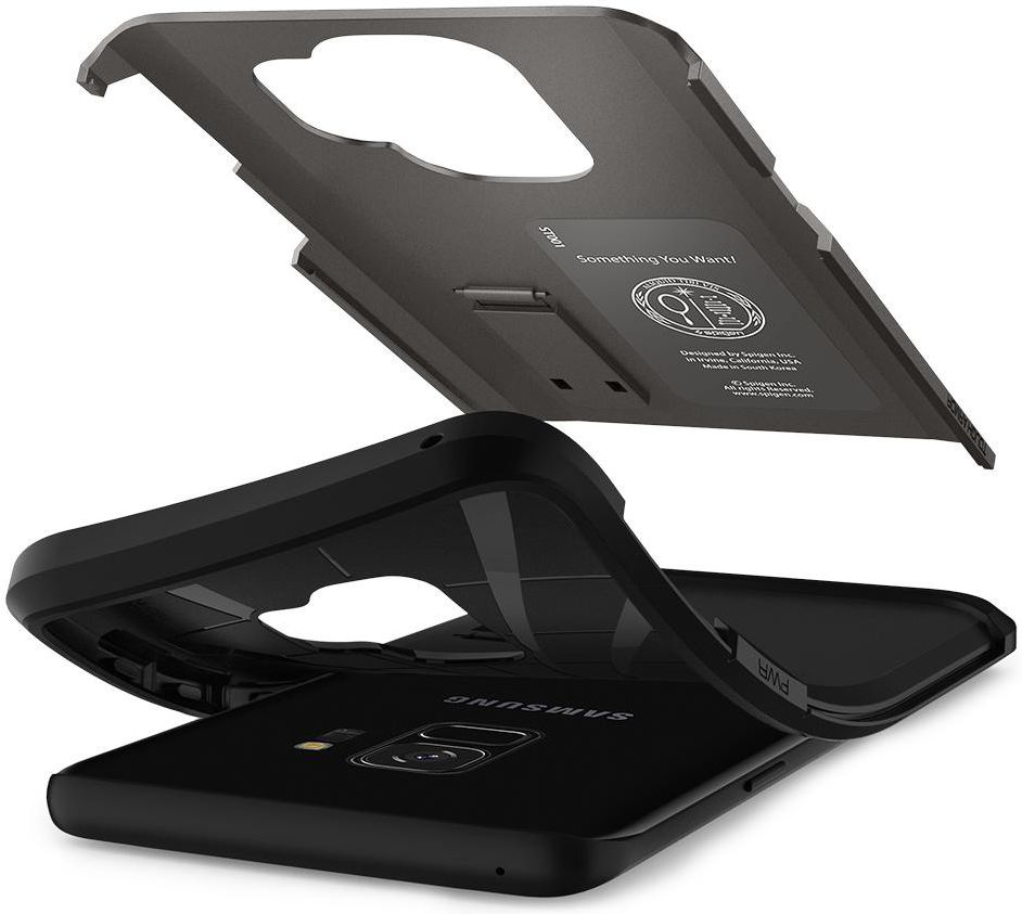 Spigen Tough Armor Hoesje Samsung Galaxy S9 Gunmetal afbeelding 2