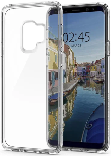 Spigen Ultra Hybrid Hoesje Samsung Galaxy S9 Crystal Clear afbeelding 2