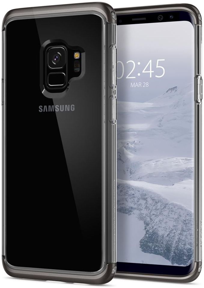 Spigen Neo Hybrid Crystal Case Samsung Galaxy S9 Gunmetal afbeelding 2
