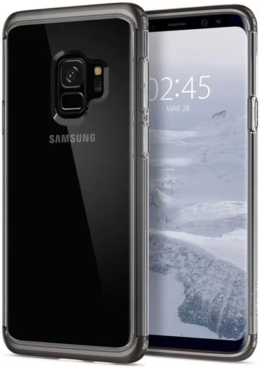Spigen Neo Hybrid Crystal Case Samsung Galaxy S9 Gunmetal afbeelding 2