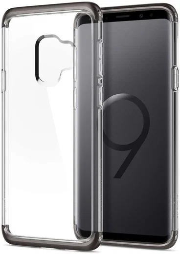 Spigen Neo Hybrid Crystal Case Samsung Galaxy S9 Gunmetal afbeelding 12