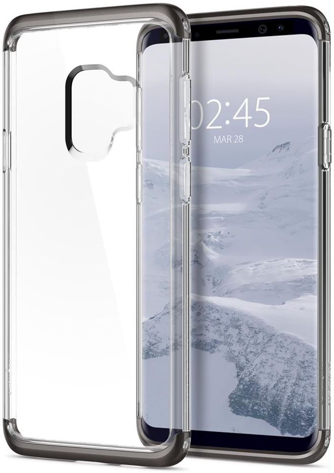 Spigen Neo Hybrid Crystal Case Samsung Galaxy S9 Gunmetal afbeelding 1