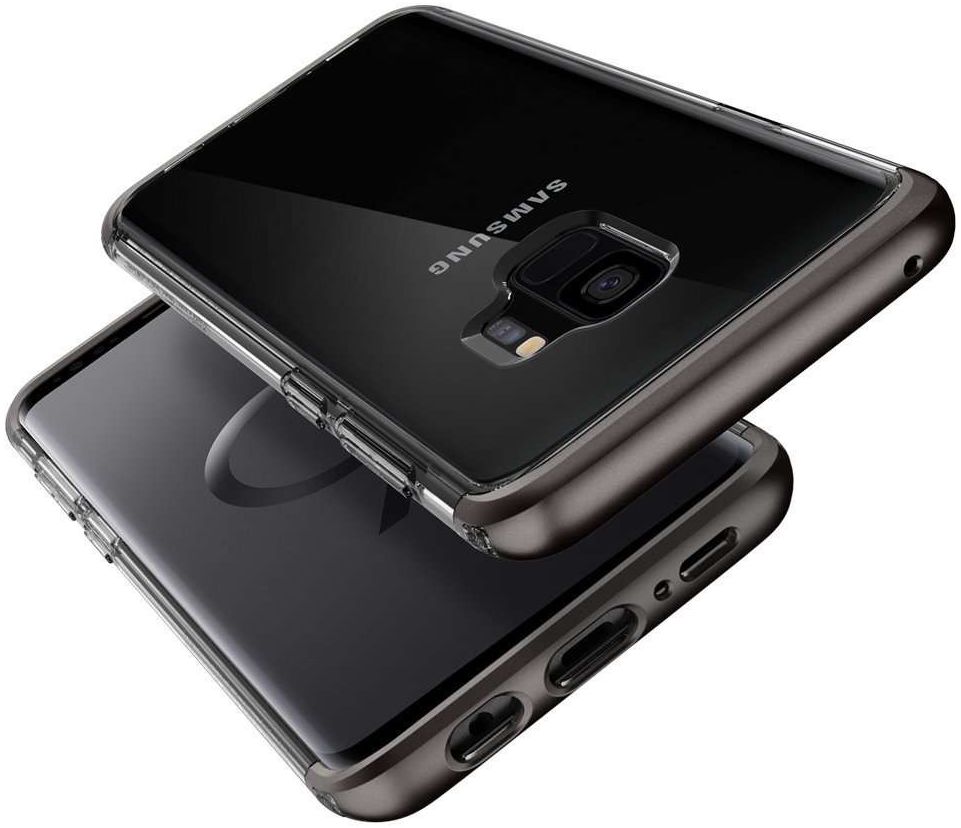 Spigen Neo Hybrid Crystal Case Samsung Galaxy S9 Gunmetal afbeelding 5