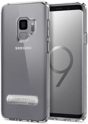 Spigen Ultra Hybrid S Hoesje Samsung Galaxy S9 Crystal Clear afbeelding 16