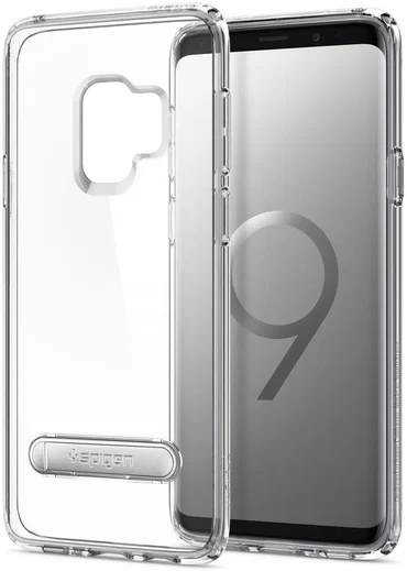 Spigen Ultra Hybrid S Hoesje Samsung Galaxy S9 Crystal Clear afbeelding 17